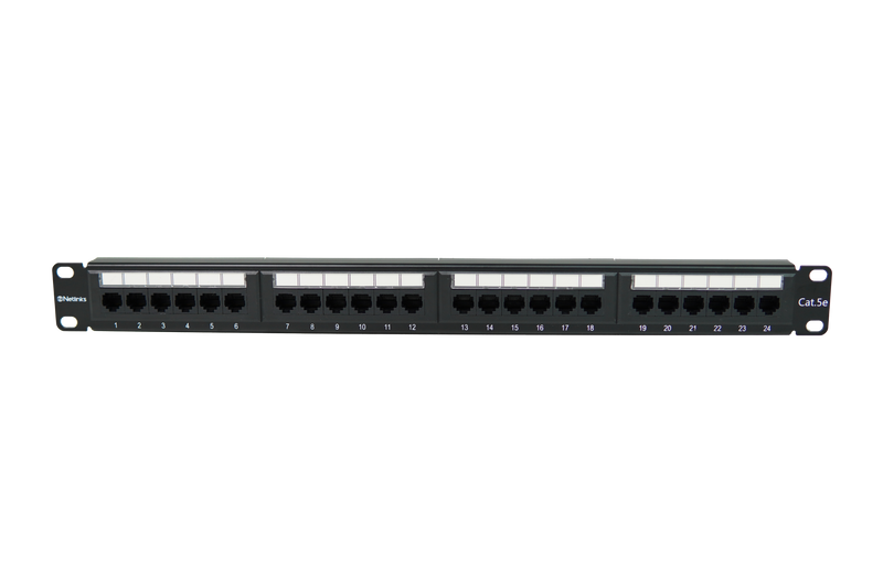 Patch Panel 24 Puertos Cat5e Rackeable Netlinks